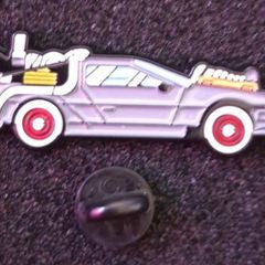Back to the future, pin back badge.