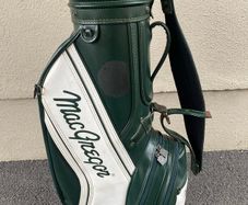 Leather MacGregor golf bag