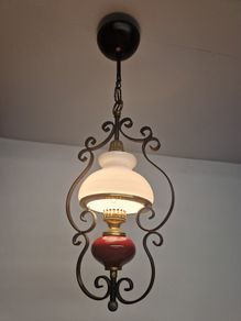 Antique Vintage French ceiling pendant light