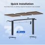 Electric Standing Desk, 120 x 60 cm Height Adjustable Sit Stand Desks Image 9