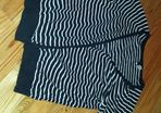 Black and white stripe cardigan