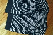 Black and white stripe cardigan