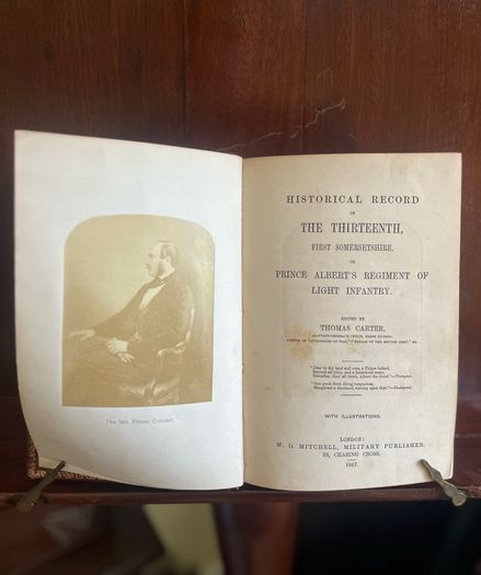 Rare Antique First Edition Record of Prince Albert's Regiment