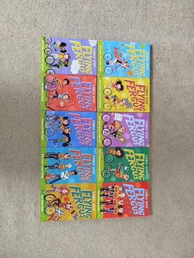 Set of 10 Flying Fergus books by Chris Hoy