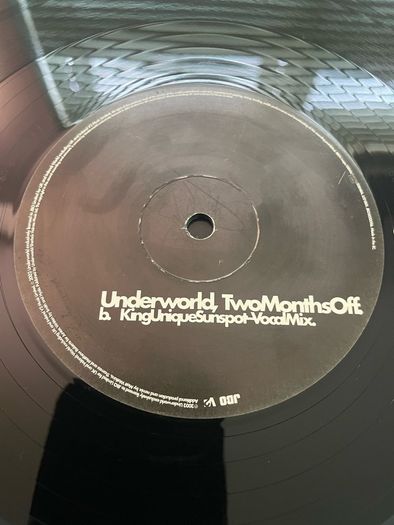 Underworld - Two Months Off - 12" Vinyl Single - 2002 JBO Records