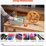 Automatic Hot and Cold Webbing Ribbon Cutting Machine 85 mm with LCD Display Image 4