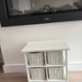 4 wicker drawer storage unit Image 3