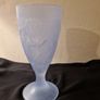 Blue frosted glass made in France Image 6