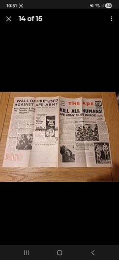 1970 Beneath The Planet Of The Apes Press Kit Material