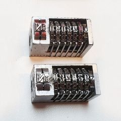 Vintage Letterpress number machines
