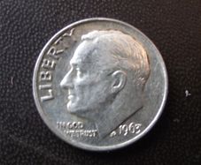 1963 United States. Silver Roosevelt Dime Nice Condition