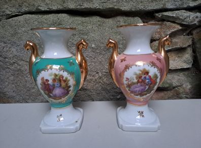 2 Limoges vases