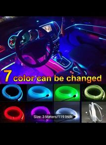 3m Usb Cold Light Lamp With Atmosphere Effect For Car Interior Decoration