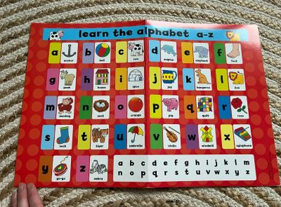 New - Learn The Alphabet Chart (Small)