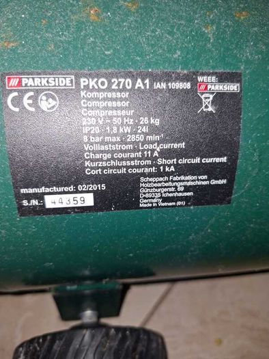 Parkside Compressor