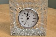 Vintage Waterford Crystal Large Mantle Clock