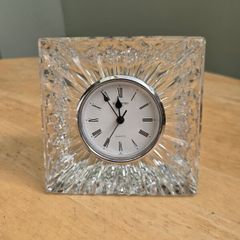 Vintage Waterford Crystal Large Mantle Clock