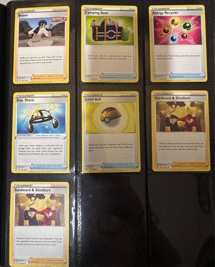 Pokemon Trainer Cards