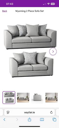 3 & 2 Seater sofas