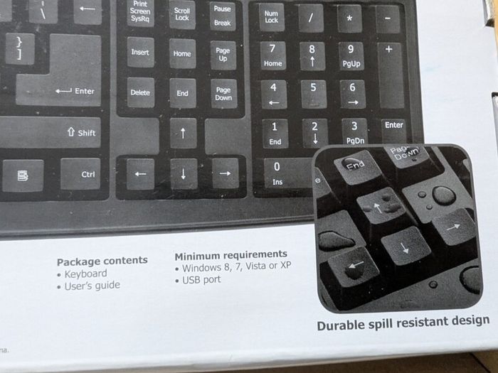 Trust Wired Keyboard  Full Size (UK Layout)  Like New