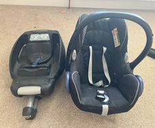 car seat and iso fix base