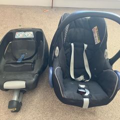 car seat and iso fix base
