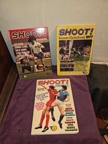 3 Shoot! Annual books from 1970's