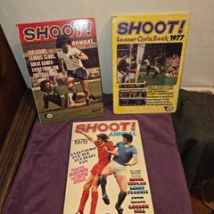 3 Shoot! Annual books from 1970's