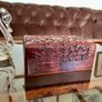 Vintage Indian Floral Design Hand Carved Sheesham Rose Wood Jewellery Keepsakes Box Image 9
