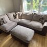 Large Corner Sofa with Matching Footstool Image 2