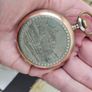 Antique Silver WW1 era Swiss Made Military Pocket Watch Orion 1910s Image 6