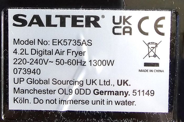 Salter 4.2L Digital Air Fryer