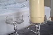 Glass Candle holders