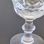 Vintage Cut Crystal Diamond & Fan Glasses Matching Set of 7 Image 9