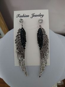 Angel Wings Crystal Earrings