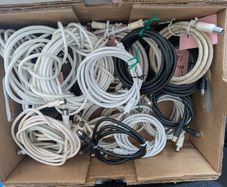 Collection of coaxial tv cables