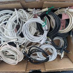 Collection of coaxial tv cables