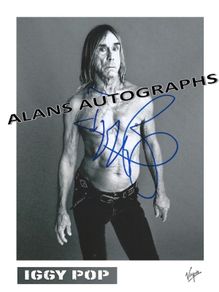 Iggy Pop Autograph