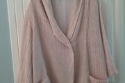 Pink Jacket  67% Cotton 33% LinenFabric