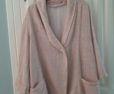 Pink Jacket  67% Cotton 33% LinenFabric