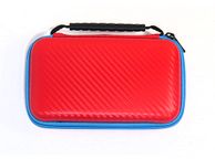 main image for ad New Nintendo 2DS XL Carbon Hard Protective Case Zip Cover Carry Bag Pouch Red
