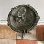 antique brass ashtray stand Image 2
