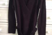 Long brown jumper with belt