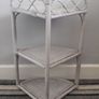 CORNER UNIT - Vintage Bamboo - Rattan - Three Shelf Image 4