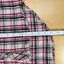 Quicksilver Button Up Short Sleeve Shirt Pink Plaid Sz Small - Pearl Button Image 8