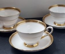 Vintage Tuscan Bone China Cups and Saucers