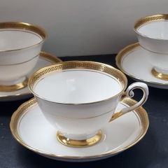 Vintage Tuscan Bone China Cups and Saucers
