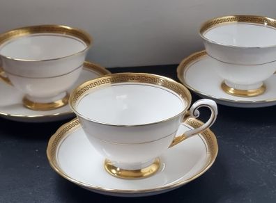 Vintage Tuscan Bone China Cups and Saucers