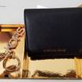 Michael Kors Balck Wallet Zip with Golden Key Ring Image 4