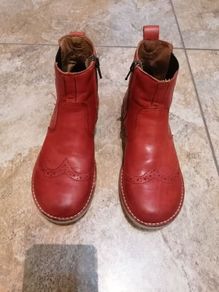 Ricosta real leather "warm" brown Chelsea boots, size EU 35 , UK2.5